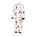 thumbnail image 5 of JYYYBF Matching Family Christmas Pajamas Elk Antler Long Sleeve Hooded Romper PJs Zipper Jumpsuit Loungewear, 5 of 6