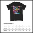 thumbnail image 5 of Tee Hunt Dean Russo Thoughtful Cat T-Shirt Colorful Pet Kitten Eyes Men's Tee, Black, 5X-Large, 5 of 5