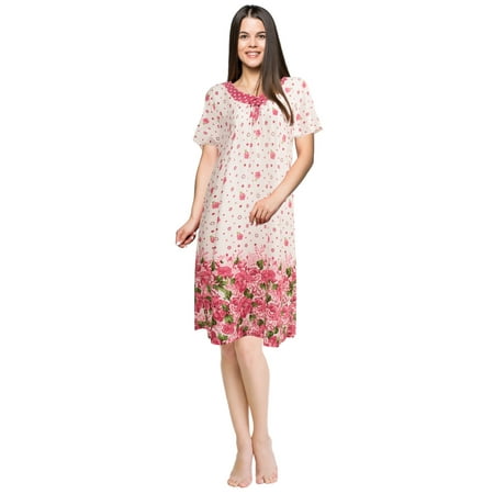

JEFFRICO Womens Nightgowns Sleepwear Soft Pajama Dress Nightshirts Plus Size