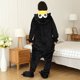 thumbnail image 3 of Pijamas Kigurumi de pingüino negro de dibujos animados, monos para adultos, mujeres, hombres, pijamas de animales, disfraces de fiesta de Navidad y Halloween, 3 of 5