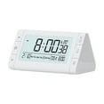 Bedside Alarm Clock with Triple Alarm,Snooze,Night Light,Temperature