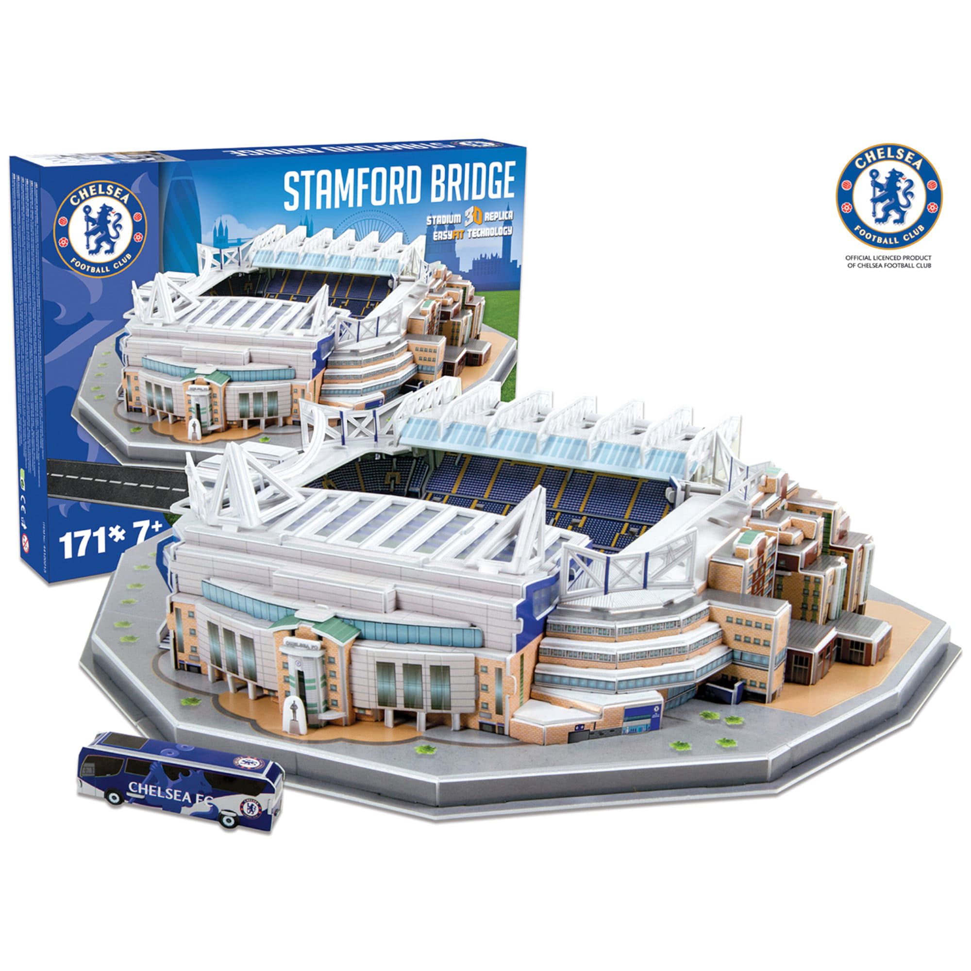 Chelsea Stamford Bridge Football Stadium 3D Jigsaw Puzzle 