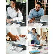 Portable Printers Wireless, M832 Bluetooth Thermal Printer, Inkless Mobile Printer Support 8.5'' x 11'' & A4 Thermal Paper, Compatible with iPhone Android Laptop for Office Car Home