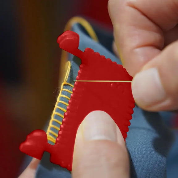 Novazen 2025 Upgrade Template for Sewing - Non- Stitching Guide Tool with Clips for Fixed Fabric and Consistent Stitches