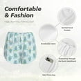 thumbnail image 6 of Picia Sea Turtle Pattern Women's 2 in 1 Athletic Running Shorts High Waisted Workout Casual Gym Sweat Shorts with Comfy Liner Zipper Pockets-X-Large, 6 of 9
