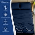 thumbnail image 2 of Juego de sábanas DREAMCARE Queen, 4 unidades, refrigerantes, 100% microfibra, 2 of 9