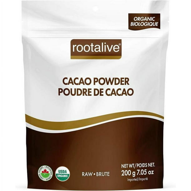 Rootalive Organic - Poudre de Cacao, 200 G