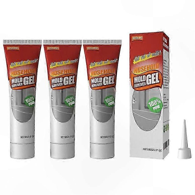 Mildew Stain Remover Gel for Tiles and Floors Fast-Acting Cleaning Solution 90g Multi-Pack Options