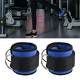 thumbnail image 3 of 2x Rings Exercise Resistance Ankle Weight Lifting Leg Hip Work Out Ankle Cuff Resistance Band for Turnhalle , Blue, 3 of 8
