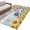 Blue, variant on Area Rug for Living Room, Sunflowers Trucks Non-Slip Indoor Large Carpet for Bedroom/Dining Room, Spring Farmhouse Eucalyptus Gray Wooden Washable Low-Profile Rectangle Floor Runner Rugs - 6 x 9 Ft