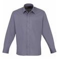 thumbnail image 1 of Premier Mens Poplin Long-Sleeved Shirt, 1 of 3