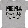 thumbnail image 4 of Inktastic Mema Loves Me Baby Clothes Girls Baby Bodysuit, 4 of 5