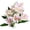 B, variant on Lifelike Memorial Bouquet – Artificial Daisy Arrangement for Cemetery, Window Box or Home Table Centerpiece