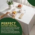 thumbnail image 3 of Extra Heavy Duty Compostable Cutlery Set 150 Count – Disposable Utensils with 50 Forks, 50 Spoons, 50 Knives, Large Biodegradable Eco-Friendly Flatware for Party, BBQ, Picnic, Catering & Events, 3 of 4
