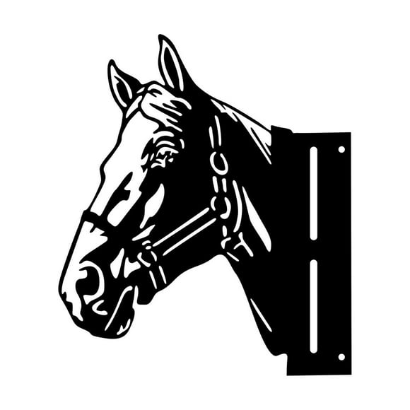 Iron Animal Silhouette Decoration - Metal Material, Rusty Finish, Realistic Design, Ideal for Garden/Yard/Wall Fence