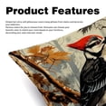 thumbnail image 2 of Woodpecker Stylish Velvet Throw Pillow Covers Inserts Set of 2 for Bed & Chair - Unique Patterns, 16x16, 18x18, & 20x20 Inches for Any Occasion!, 2 of 6