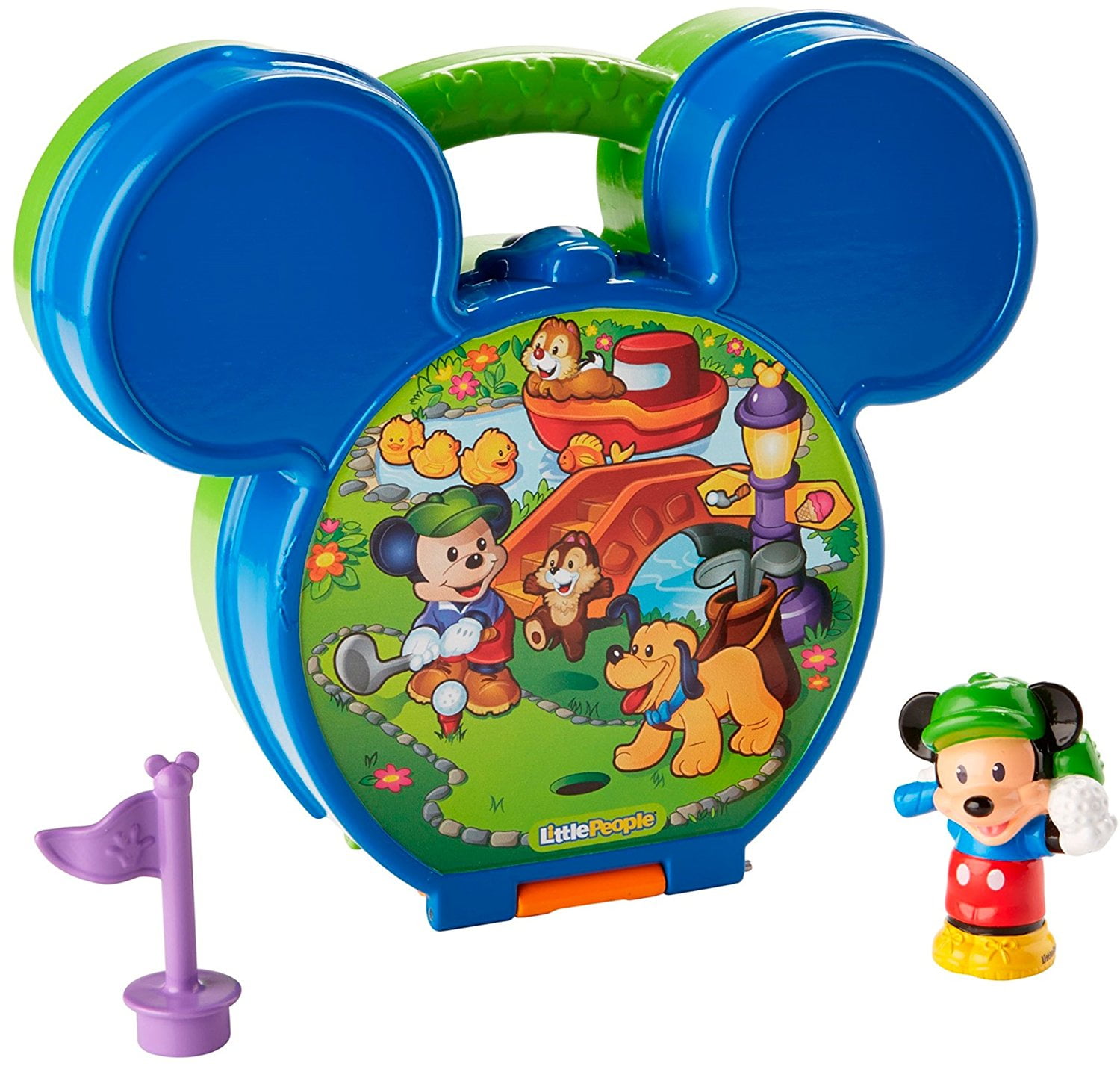 FisherPrice Little People Magic of Disney Mickey's Fold 'N Go Playset