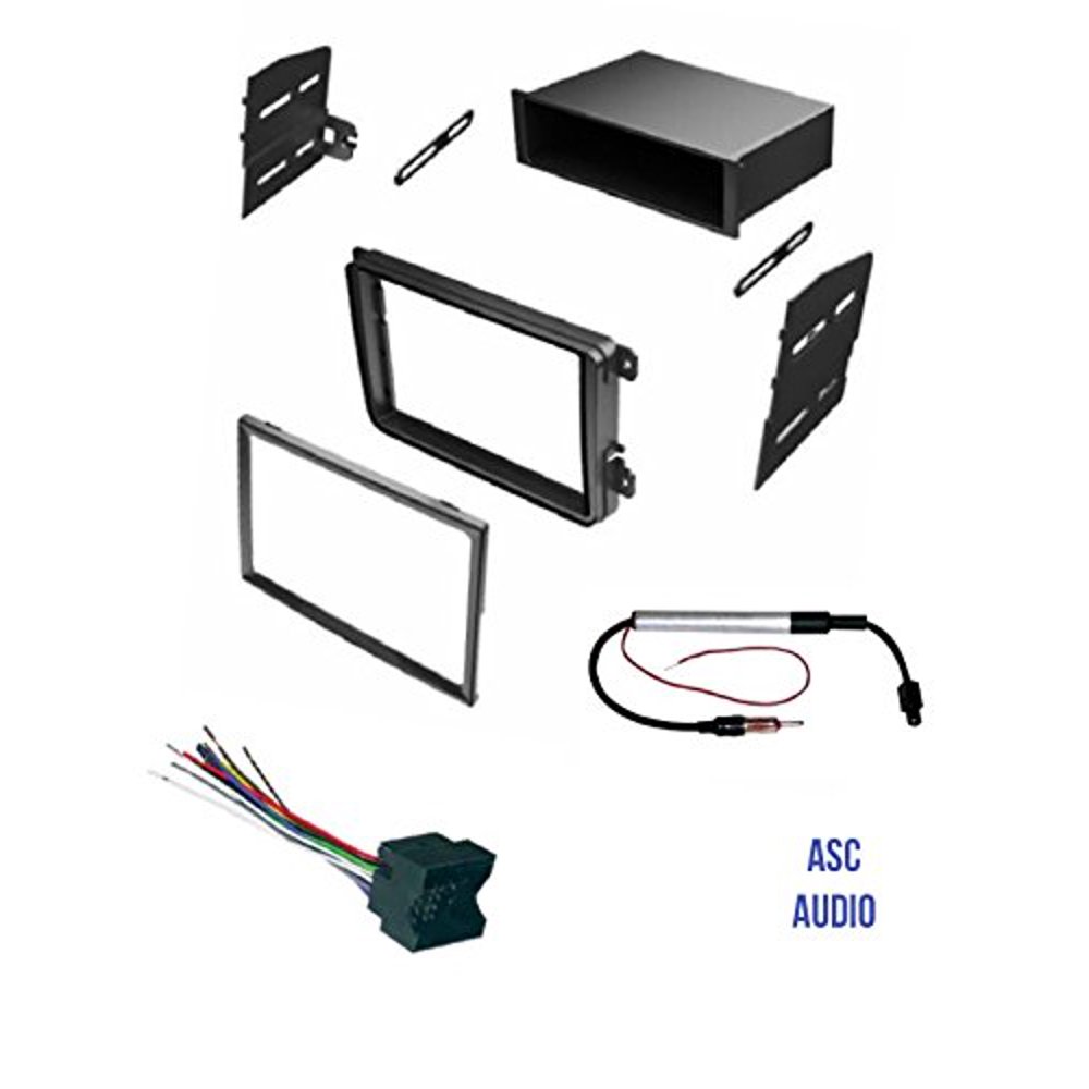 ASC Car Stereo Radio Dash Kit, Wire Harness, and Antenna Adapter for VW Volkswagen 20122015
