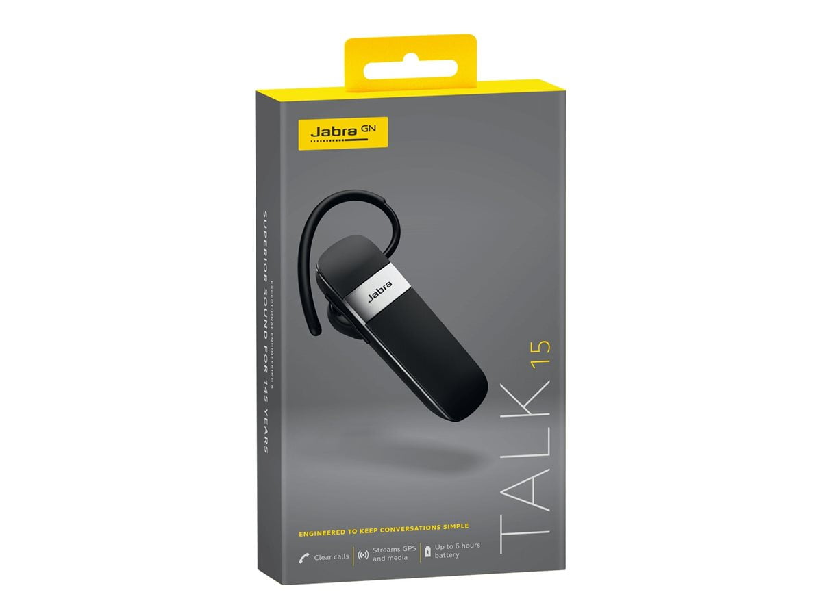 スマホアクセサリー jabra talk 15 Jabra TALK 15 - Cordless Hands-Free Headset, In-Ear, Over-Ear