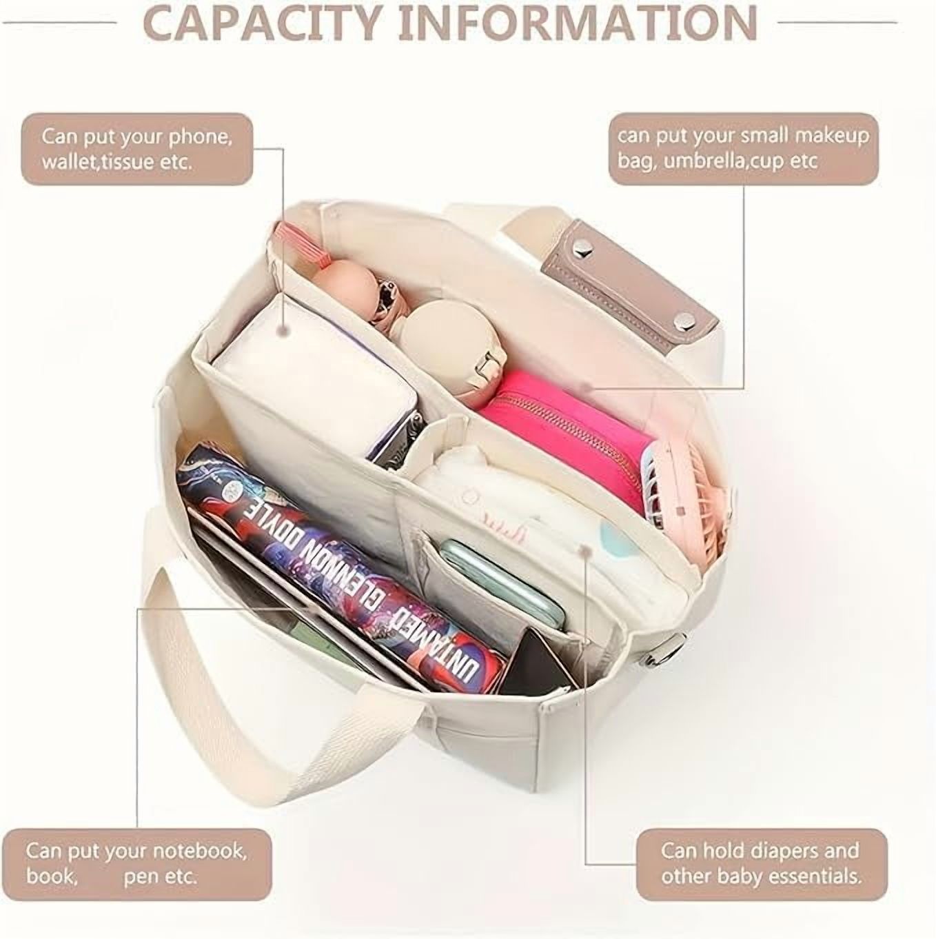 Tote Bags for Women Canvas Purse Crossbody Bags with Pockets Shoulder Handbags Large Bible Messenger Bag With Pockets