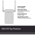 thumbnail image 4 of WiFi Range Extender EX6150 WiFi 1500FT Dual Band 2.4Ghz & 5Ghz AC1200 MBps Universal Compatible with WPS Sync Wi-Fi Repeater (Later Version), 4 of 5