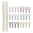 thumbnail image 2 of RC Body Shell Clips Rope Metal Iron R Pins Anti Lost Rope for 1/8 1/10 1/12 1/18 RC Cars, 2 of 7