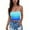 c01Blue, variant on LNWUY Womens Tube Tops Going Out Summer Y2k Bandeau Trendy Crop Sleeveless Strapless Cute Gradient Color Printed Corset Pink L