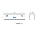 thumbnail image 3 of UWS EC40012 48-Inch Gloss Black Heavy-Wall Aluminum Single-Door Topside Tool Box, 3 of 3