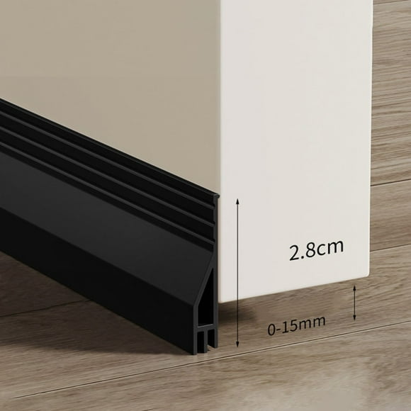 Door Seam And Bottom Sealing Strip Self Adhesive Sound Insulation Anti-theft Door Gap Baffle Door Stop Windproof Insect Proof