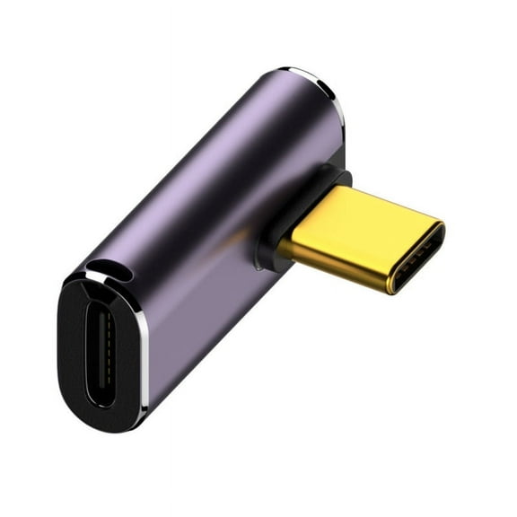 CY USB4 Type C Male to Female 240W Power 40Gbps Data 8K Video Adapter Low Profile Left Right Angled for NS Phone Laptop