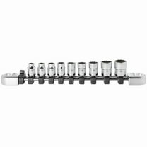 Nepro NPNTB209BWA 0.25 in. Drive 12 Point Socket Set - 9 Piece