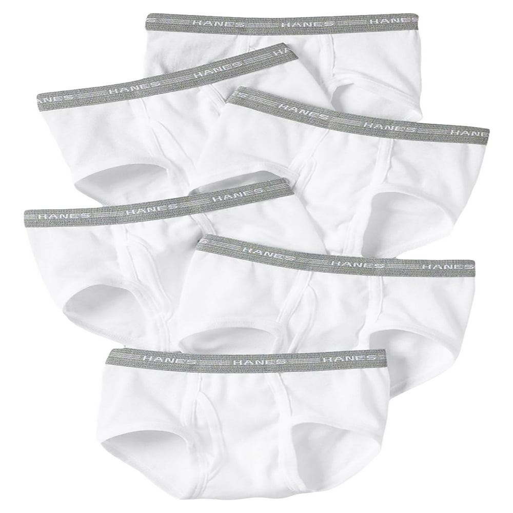 Hanes Hanes Toddler Boys Briefs White 6Pack, Style 249TBU Walmart