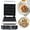 16 Grids Waffle Maker, variant on Belgian Waffle Maker, 42 Grids 1200W Nonstick Stainless Steel Mini Round Waffle Iron, 122-572°F Temp Control Range for Restaurant, Snack Bar, Food Stall (42 Grids Waffle Maker)