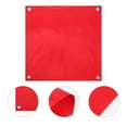 thumbnail image 1 of QUMIIRITY 4 Pcs Drapeaux de Sécurité en Plastique PVC Rouge Durables pour Urgence et Sécurité, 1 of 5