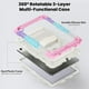 thumbnail image 3 of Funda para Samsung Galaxy Tab A11 Plus de 11 pulgadas (2025) y A9 Plus de 11 pulgadas (2023), resistente, a prueba de golpes, con soporte giratorio de 360° y correa de mano/bandolera., 3 of 9