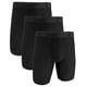 thumbnail image 1 of UNDER ARMOUR calzoncillos largos de hombre, pack de 3 - Performance Tech Mesh Long Boxer - Solid 9 in, Stretch, color liso Negro L (Large), 1 of 3
