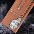 thumbnail image 5 of For Samsung Galaxy S25 Ultra Case with Card Holder Kickstand Leather Texture PC Matte Phone Cover El, 5 of 5