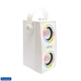thumbnail image 4 of Lexibook iParty - Altavoz Portátil con Luz Bluetooth, Micrófono, Efectos de Luz, Karaoke, Inalámbrico, USB, Tarjeta SD, Batería Recargable, Blanco, BTP180Z, 4 of 5