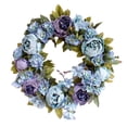 thumbnail image 1 of de flores vívidas de flores de peonía artificial para , oficina, Baby Shower, bienvenida, fondo de fotografía, decoración Azul Macarena decoraciones de flores de simulación, 1 of 8