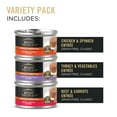 thumbnail image 4 of Purina Pro Plan Complete Essentials Grain Free Wet Cat Food Chicken, Turkey and Beef Variety Pack, 3 oz Can (24 Pack), 4 of 10