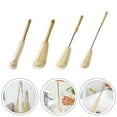 thumbnail image 4 of CHENGSI for Long Handle Bottle Brush Set Kitchen Cleaning Tools for Cups Teapots Sports Bottles Vases 4 Sizes Wood Handle Nylon Bristles Scrubber, 4 of 9