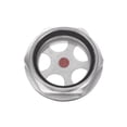 thumbnail image 4 of Uxcell M42x1.5mm Male Threaded Aluminum Air Compressor Oil Level Gauge Sight Glass 2Packs, 4 of 5