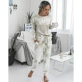 thumbnail image 3 of PRETTYGARDEN Women's Two Piece Loungewear Fall Casual Long Sleeve Tops Jogger Pants Pajama Sets Matching Outfits Clothing, 3 of 8