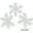 5.9 Inch, variant on 6 Pcs Extra Large Snowflakes Christmas Ornaments, 9.05 Inch Glittered Snowflakes Decorations, Oversized Christmas Tree Ornaments Winter Indoor Outdoor Window Hanging Decorations