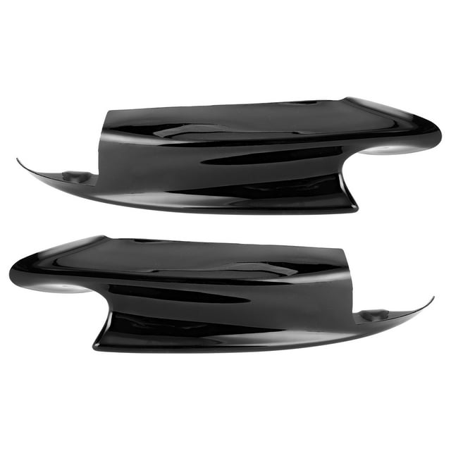 Front Bumper Deflector, Exterior Body Kits Car Bumper Protector Front Bumper Diffuser Protective Coating On The Anti-UV For Coupe Cabrio Glossy Black