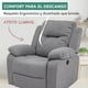 thumbnail image 4 of Sillón Reclinable Eléctrico de Tela Cosmobel Cloe, 4 of 6