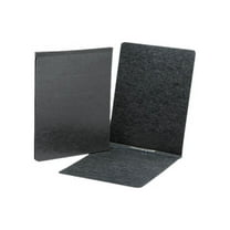 Smead 81125 End Opening Pressboard Report Cover, Prong Fastener, Letter, Black