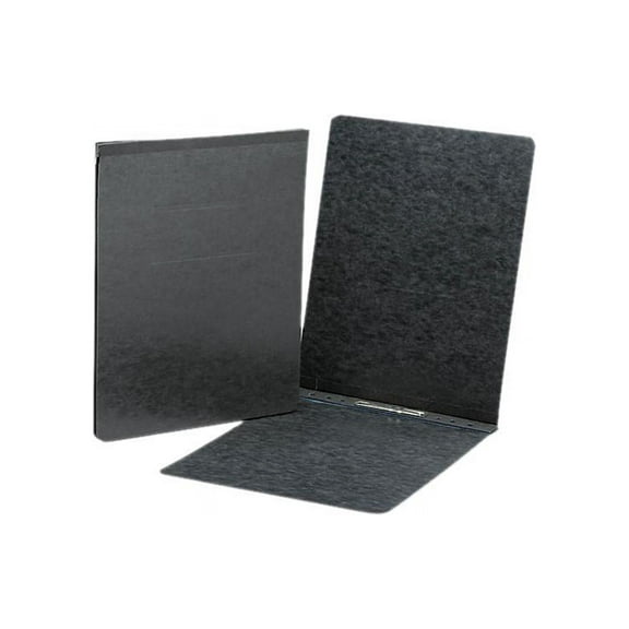 Smead 81125 End Opening Pressboard Report Cover, Prong Fastener, Letter, Black