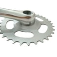 thumbnail image 3 of unbranded Bike Crankset De Aluminio Para Color Plateado Durable Y De Larga Vida, 3 of 8
