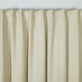thumbnail image 3 of TWOPAGES Linen Room Darkening Lined Curtain for Living Room, Beige 50Wx84L Kyla Collection ( 1 Panel ), 3 of 8
